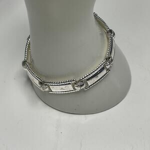 Napier bracelet silver tone signed costume jewelry versatile trendy links